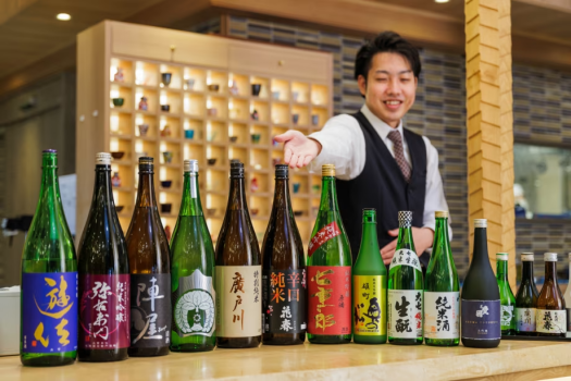 ビュッフェ　地酒の一例