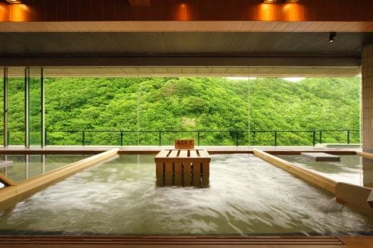 展望ひのき癒しの湯「備長炭の湯」