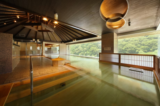 展望ひのき癒しの湯「北投石の湯」