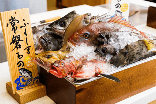 ホテル華の湯 ビュッフェ　『常磐もの』一例