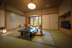 ◆標準客室
和室8～10畳の標準客室 ほのぼのと時間が流れます。