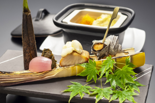 ＜プレミアム＞旬を満喫☆上州牛ステーキ付【料理長おまかせ季節の彩り会席】（夕食個室）