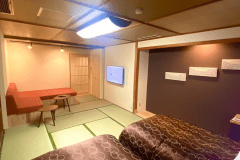 【浅間】◆ツインセミダブルベッド+ソファーベッド付和室１２畳