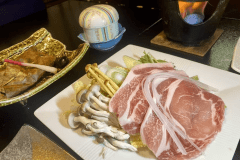 上州麦豚のしゃぶしゃぶ付き地産会席☆ファミリーにもおススメ