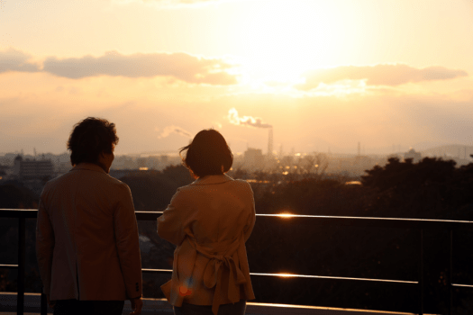 綺麗な夕陽をわんちゃんと眺めながら、ゆっくりとお過ごしください。