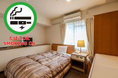 【東館】ダブル　窓側向き　喫煙