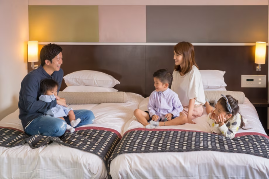スイートルームは、家族で過ごすぴったりの空間