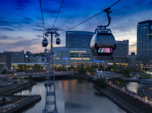 ■横浜エアキャビン：片道チケット付■【朝食付】都市型ロープウェイでみなとみらいを一望！