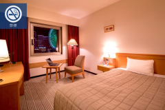 【セミダブル：禁煙】（眺望指定なし）セミダブルベッド×1台