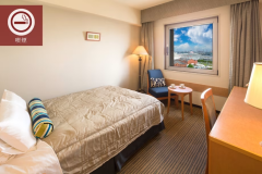 【ダブル：喫煙】（眺望指定なし）ダブルベッド×1台