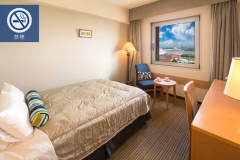 【ダブル：禁煙】（眺望指定なし）ダブルベッド×1台