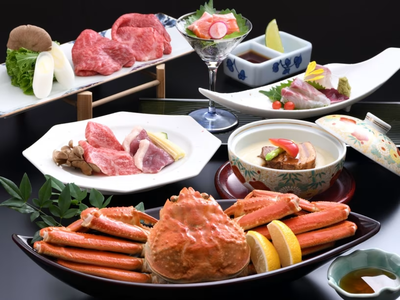 〓姿ズワイガニおふたりに一杯付いた冬季限定京風会席〓