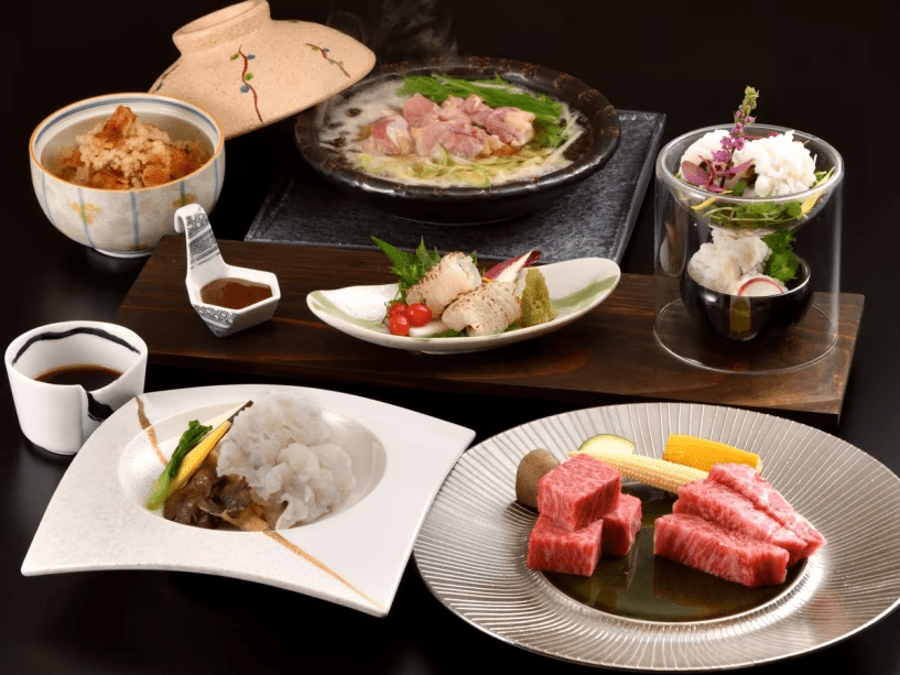 〓鱧＆認証近江牛会席〓