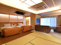 〓可在包间用餐〓附露天温泉的客房【琴音家庭套房】 〓可在包间用餐〓附露天温泉的客房【琴音家庭套房】