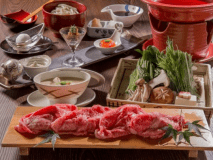 당일치기 여행의 즐거움: 오미 소고기 샤브샤브 & 개인 노천 온천 체험