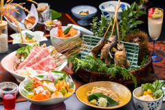 【はなや旬菜懐石】信州の豊かな自然が生み出す「旬」をたっぷりと詰め込みました