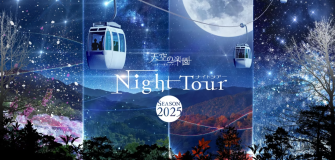 ★阿智村 日本一の星空ツアー★ゴンドラ乗車付・完全予約制【夕食17時限定：はなや旬彩懐石】