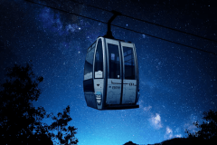 【天空の楽園 ナイトツアー】ゴンドラに乗って、満天の星空へ