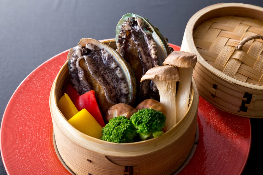 【特別メニュー】鮑蒸籠蒸し　※イメージ画像