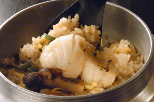 【料理】円座　釜飯　(一例)