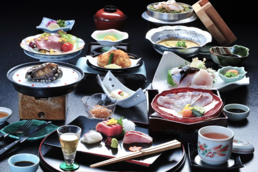 【料理】クエメインの豪華会席料理