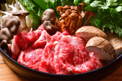 群馬県産 上州牛ブランド『赤城牛』のすき焼き