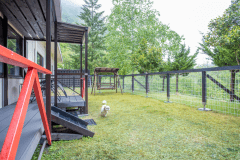 【源泉かけ流し風呂＆屋外ドッグラン付き客室】専用屋外ドッグラン　他のわんちゃんがいると思い切り遊べないわんちゃんでも安心して遊べます。