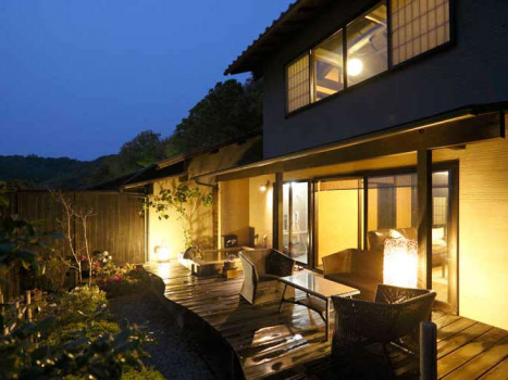 客室テラスの一例（茜）