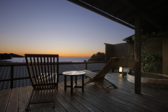 【蛍-二階建】源泉掛け流し露天風呂付　絶景を望む古民家風離れ