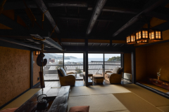 【橙-平屋建】源泉掛け流し露天風呂付　絶景を望む古民家風離れ