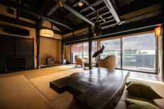 【鶉-平屋建】源泉掛け流し露天風呂付　絶景を望む古民家風離れ