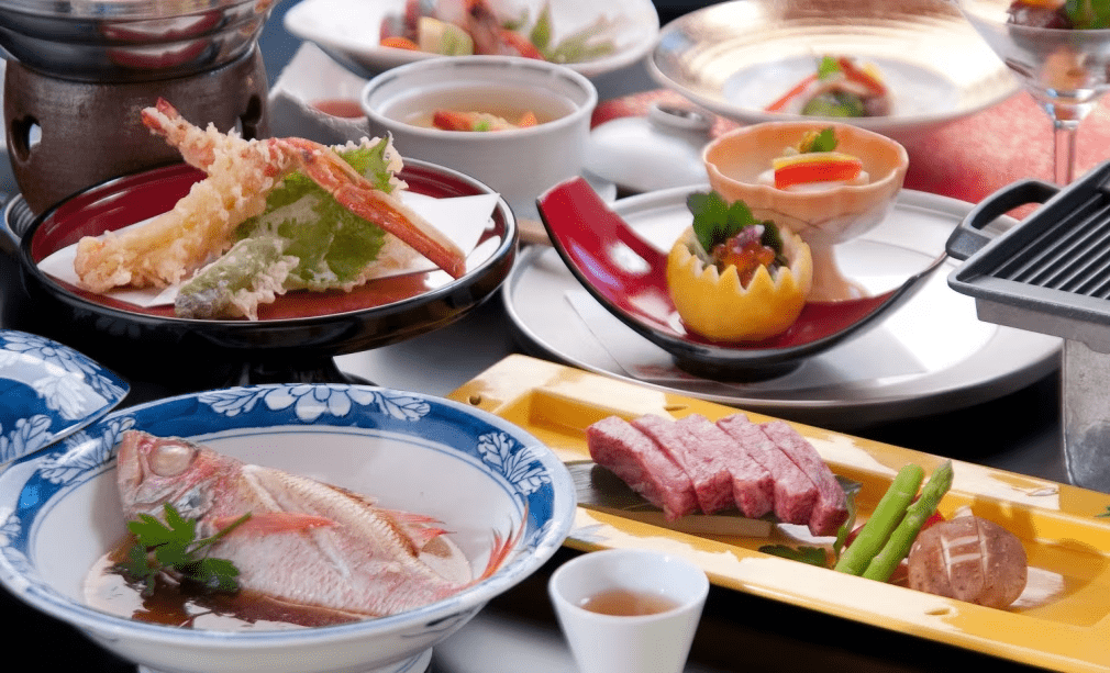 山陰産のどぐろ+鳥取和牛ステーキ会席