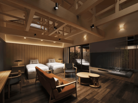 月代スイート「翡翠」「めのう」
間取りなど、造りは同じお部屋です