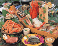 伊勢海老舟盛付き　豪華会席