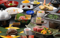 あわび＋鳥取牛ステーキ会席