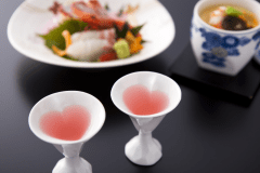 ハート形食前酒イメージ