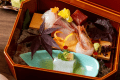 旬の食材を使用したお造り盛り合わせ