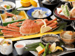 あわび踊り焼き+茹で蟹1枚会席