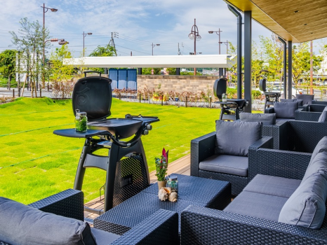 ■【TERRACE】瀬戸内海を眺めながらのBBQディナー