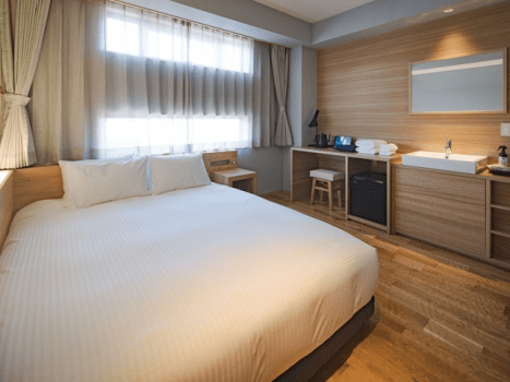 ■【スーペリアダブルルーム - NAGURI】（23平米）ベッド幅160cm