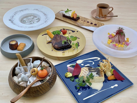 ■【SETOUCHI RESTAURANT BLUNO】瀬戸内食材を使ったディナーコース（リュミエール）