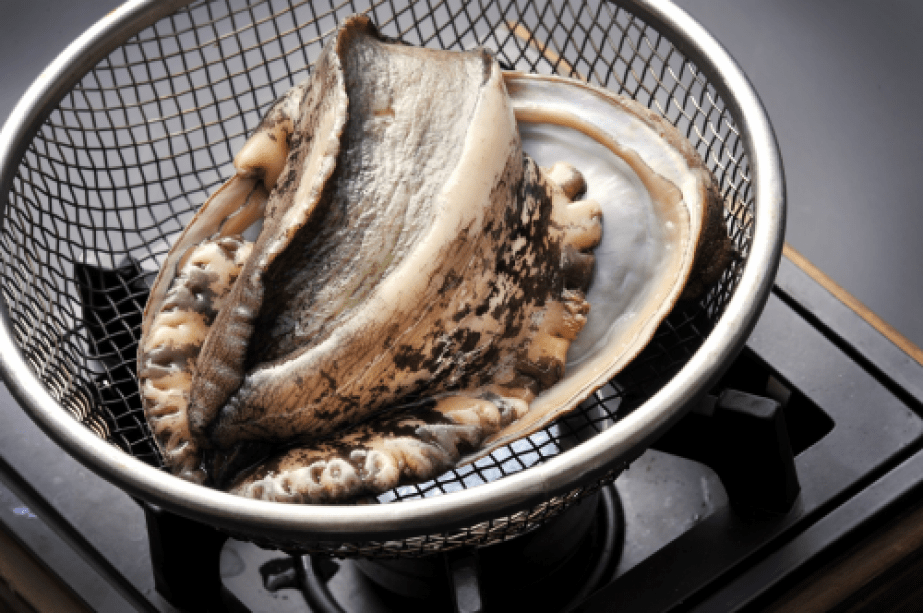 『アワビの踊り焼き』付きプラン