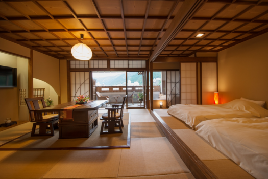 [Hot Spring Open-air Bath] Japanese Cypress Bathtub Room 503 Non-Smoking