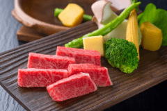 【飛騨牛三昧☆特上・陶板焼き】シンプルイズベスト！お肉本来の味を堪能♪※写真はイメージです