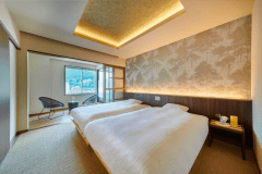 <お部屋または個室食>やすらぎと寛ぎの天然温泉☆半露天展望風呂付スイート禁煙室『百瀬』『千箱』【Ｗチョイス特別会席】