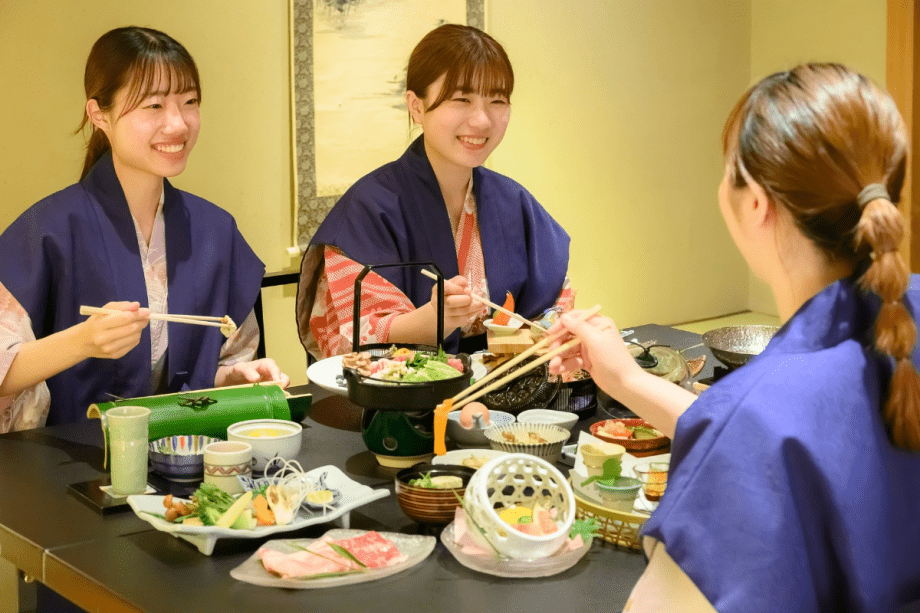 楽しい伊香保旅にはお料理にもこだわって。福一ではこだわりの光るお料理を季節毎にご用意しております。
