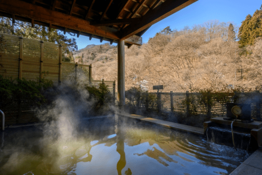 伊香保の自然を感じながら温泉に浸かって心も体も癒してください。