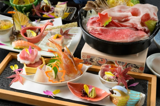 秋の厳選食材を心ゆくまでお楽しみください。