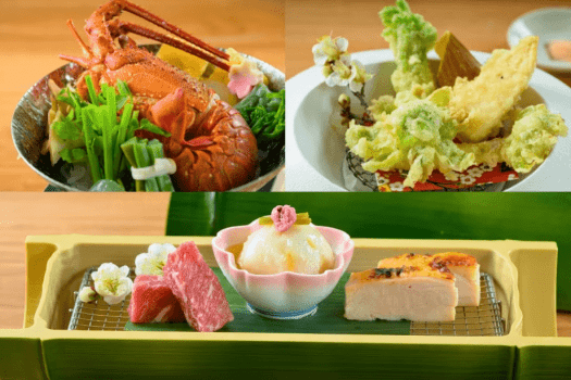 春の三大美味を味わう創作和会席。個室でゆったりと春の美食をご堪能ください。