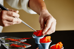 料理長が厳選した素材を使ったお料理の数々。